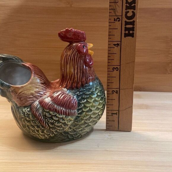 Vintage Sakura by Oneida Rooster Chicken Hen Creamer Farmhouse Country Kitchen - Picture 12 of 12